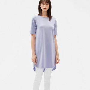 Eileen Fisher organic cotton tunic shift dress